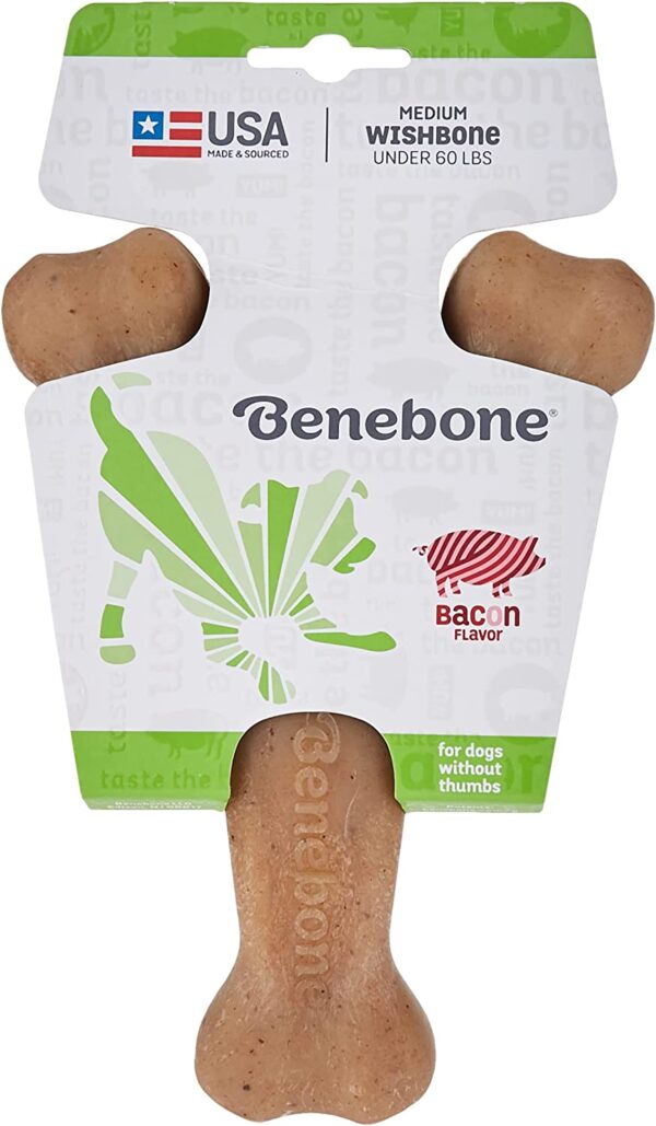 Benebone Wishbone Durable Dog Chew Toy for Aggressive Chewers